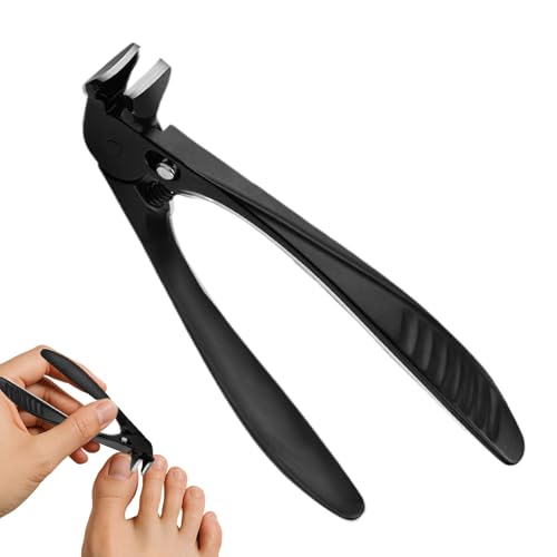 Nail Cutter - Heavy Duty Clippers | Stainless Steel Trimmer, Splashproof Fingernail Grooming Tool, Ergonomic Manual Personal Car