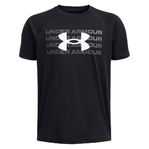 T-shirt Under Armour Tech manches courtes garçon 8 ans respirant