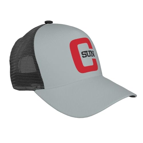 Cal State Northridge Matadors CSUN Curved Brim Mesh Baseball Cap Casual Sun Hat for Unisex Black