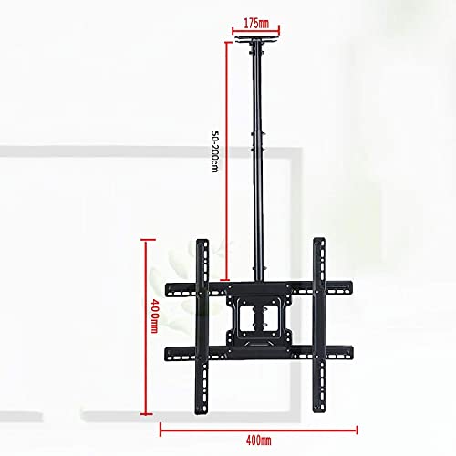 Support TV plafond réglable en hauteur rotation 30 pour écran LED 70 pouces - 3