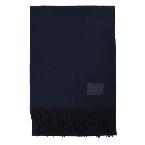 [ポールスミス] マフラー Cropped Logo カシミヤブレンド ストール カシミヤ 男女兼用 ユニセックス ギフト プレゼント 240430 ショップバッグ付 (ネイビー)