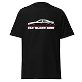 New CLS-Class C219 2003-2010 Car Silhouette Unisex T-Shirt Black