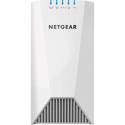 NETGEAR Wifi Mesh Range Extender EX7500 - Coverage up to 2000 sq.ft. and 40 devices with AC2200 Tri-Band Wireless Signal Booster/Repeater (up to 2200Mbps), plus Mesh Smart Roaming with UK Plug