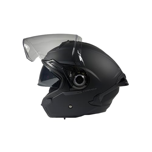 MT Helmets Cosmo SV – Casco Moto Jet Sport con Visor Solar Retráctil, Pantalla de Extracción Rápida Patentada, Interior Lavable y Preparado para Intercomunicador UCS | Homologado ECE 22.06 & DOT ⭐