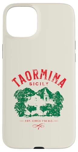Taormina Sicily �C�^���A ���y�Y �A���e�B�[�N���f�U�C�� �X�}�z�P�[�X iPhone 15 Plus �p