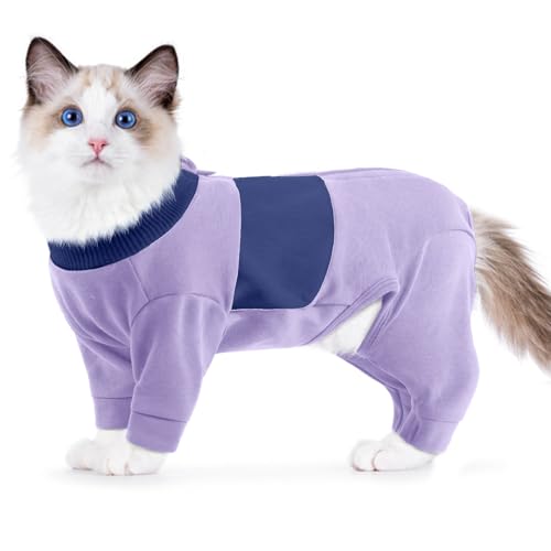 QBLEEV Cat Pajamas Clothes, Soft Cat Recovery Suit Onesie After Surgery by QBLEEV - Used condition - US$21.54