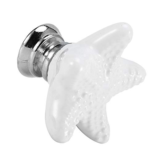 Puxador prático durável de 3,5 x 3,5 x 2,5 cm, puxadores de cerâmica, acessório de móveis de gaveta