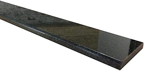 Tenedos Absolute Black Granite Threshold (Marble Saddle) Polished, Maintenance Free, Stain Resistant - (6" x 36")