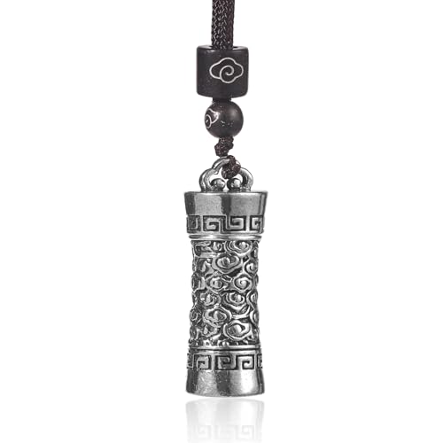 Memorial Cremation Urn Necklaces, Small Keepsake Urn for Human Ashes, Pet Urns for Dog & Cat Ashes, Mini & Compact Urn, 18g Lightweight, Brass