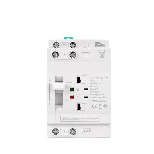 Commutateur de transfert automatique ATS 63A pour protéger la maison des coupures