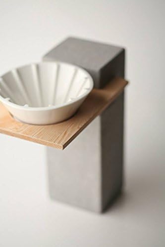 [ bi.du.haev ] biduhaev"BASI Coffee Stand" Hot Brew Coffee Dripper/Maker, Extrusive Rock/Concrete