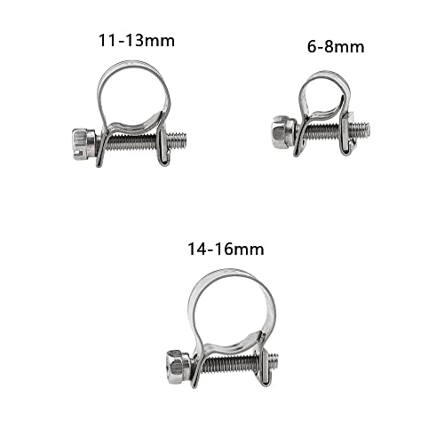 UYUYong 20Pcs Fascette Atringitubo Acciaio Inox
