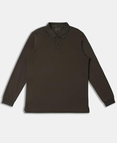 Image of Jockey 3914 Men Super Combed Cotton Rich Solid Full Sleeve Polo T-Shirt with Ribbed Cuffs