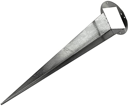 ChiliTec Erdspieß 39cm lang Bodenhalterung für Steckdosensäule ChiliTec #23444#23445 für Modelle TRIX mit 13x13cm Sockel