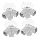 TOYANDONA 4piezas Conectores De Elbow De Vías De PE con Ventosa para...