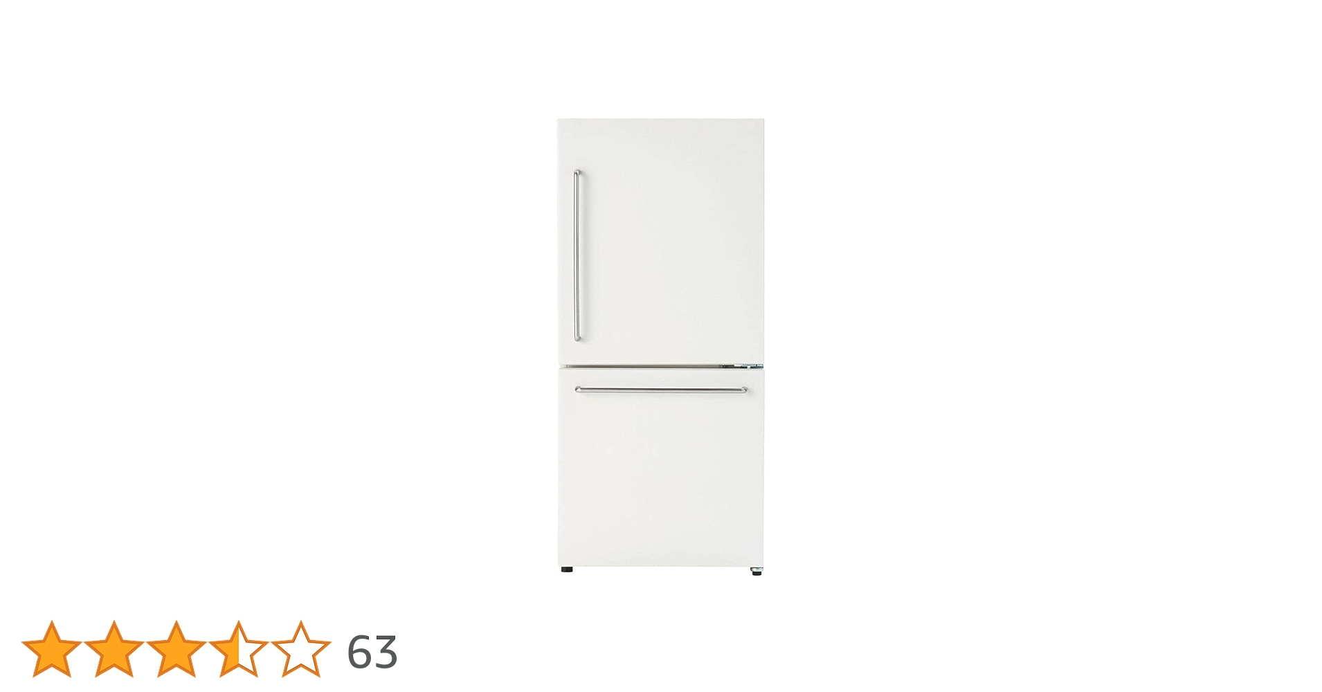 無印良品　ホワイト冷蔵庫１２６Ｌ Amazon.co.jp: 無印良品 冷蔵庫 126L 白 幅47.6×奥行55.7×高さ116.0cm