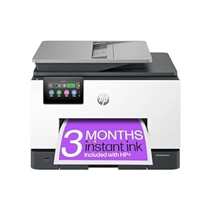 HP OfficeJet Pro 9132e All-in-One Printer | Colour | Printer for Small Office | Print, Scan, Copy Automatic document feeder| 2 Tray | 3 months Instant Ink with HP | Easy Setup | Up To 3 Years Warranty