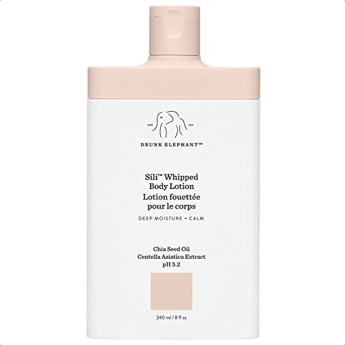 Drunk Elephant Sili Whipped Body Lotion. Deeply Moisturizes, Replenishes, and Soothes (240 mL / 8 Fl Oz)