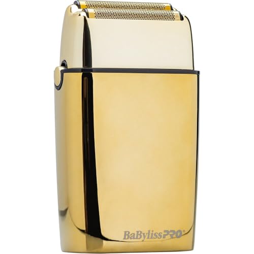 Cordless Metal Double Foil Shaver - FXFS2G by BaBylissPRO for Men - 1 Pc Shaver