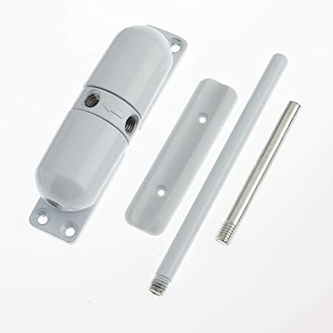 Yale Spring Loaded Door Closer with Adjustable Tension Cover