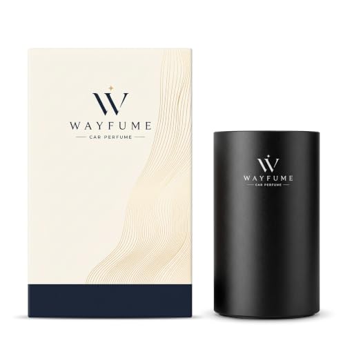 WAYFUME® Automatic Car Diffuser for Essential Oils | Waterless Cold Refillable Aroma Diffuser & Car Air Freshener | USB Rechargeable | 3 Mist Modes & 3 Timers | Matte Black Aluminium for Car & Home