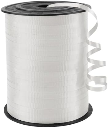 Amazon.com: KMER LIFE White Crimped Curling Ribbon, 1/5