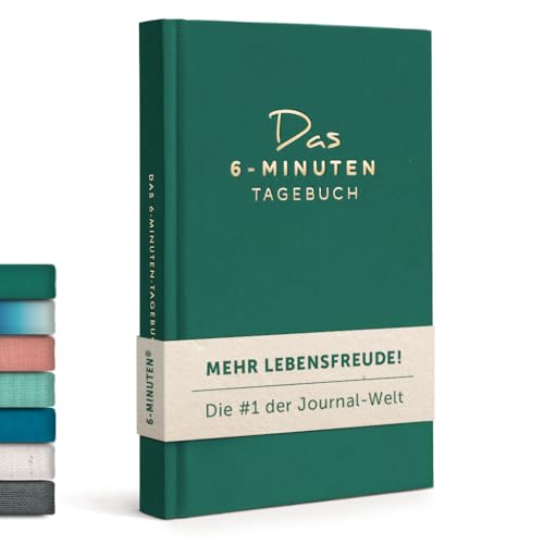 6-Minuten® Tagebuch für Erwachsene 2026 (Das Original) – Mehr Achtsamkeit, Selbstliebe & Resilienz – Dankbarkeitstagebuch, Journal Buch – in 22 Sprachen übersetzt