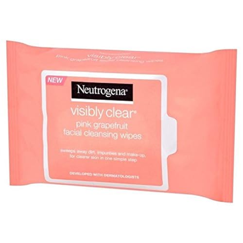 Neutrogena Oil Free Facial Cleansing Makeup Wipes, Disposable Acn...