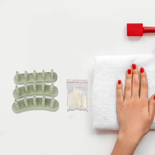 Soporte para uñas acrílicas 2x3 con 10 uñas prácticas miniatura 6