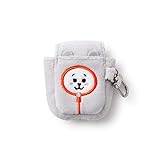 BT21 Official Merchandise by Line Friends - RJ Character Air Pod Case Cover, Grey