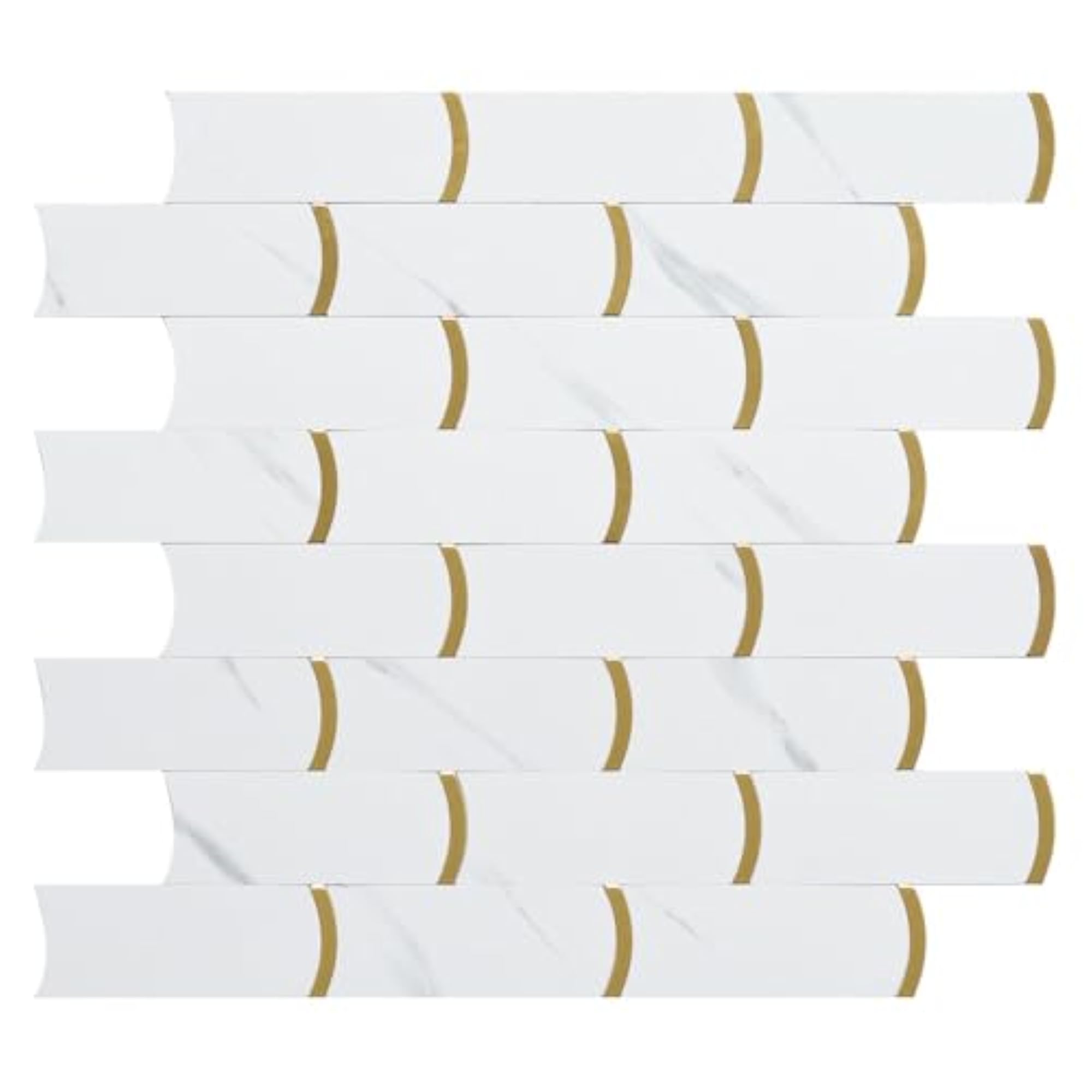 Peel and Stick Tile Metal Backsplash for Kitchen & Bathroom Decor