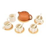 Tea Party Set - Spielzeug-Küchenutensilien | Silikon Teetassen Set | Für Kinder Spieltreffs Geburtstag Feiertage Spielzimmer Kindergarten Familienabend Tagesstätten Hausunterricht