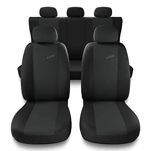 Mossa Housses de siège universelles adaptées pour Renault Clio (II, III, IV) (1990-2019) - X.R-G1