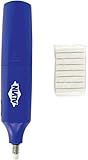 Alvin, Battery Operated Eraser, Auto Erasers for Drawing, Painting, Sketching, Drafting, Architectural Plans, Comes with 8 replacement erasers - Blue