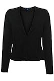 tom tailor cardigan weiss  TOM TAILOR Jerseyblazer Blazer Cardigan Gehrock Jacke Damen Baumwolle, Farbe:schwarz, Damengrößen:L