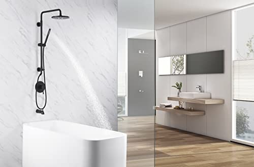 Sumerain Oil Rubbed Bronze Shower System For Retrofit&Remodel With 9 Inch Rain Shower Head #TOP3