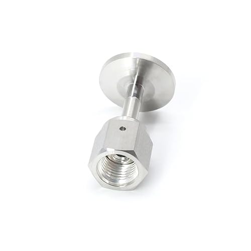 Ocnysfv Women's Vcr K16 Kf25 Kf40 Kf50 To 1/4" 3/8" 1/2" Vcr External Thread Internal Thread Sus 316L Stainless Steel Pipe Adapter(,Kf16_1/4")