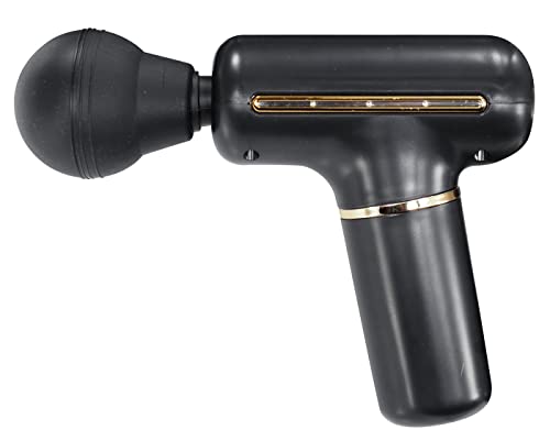 充電式 電動ケアガン リラフィ 強力振動 肩こり 腰痛 筋肉痛 立ち仕事 リラクゼーション エステ ケア 振動 ギフト対応商品 (クロウブラック)35377BK