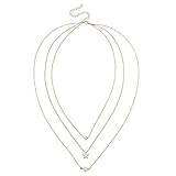 [Geschenke für Frauen-Schmuck]: Schmuck wäre immer ein süßes Geschenk für Frauen, wenn Sie Ihre Liebe und Liebe zeigen möchten, zögern Sie nicht, Halsketten für sich selbst oder für Sie selbst zu kaufen.