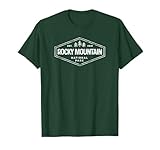 Rocky Mountains National Park Badge Camping Hiking Souvenir T-Shirt