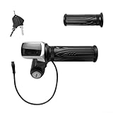 【Waterproof 6-Pin Throttle Control】This throttle grip is equipped with a 6-pin waterproof interface, making it suitable for use with electric scooters, motorcycles, and bicycles. The interface allows for real-time voltage value monitoring, ensuring a...