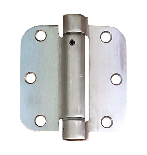 Self Closing Spring Door Hinges Stainless Steel 3.5-5/8 Inch Radius 20-pk