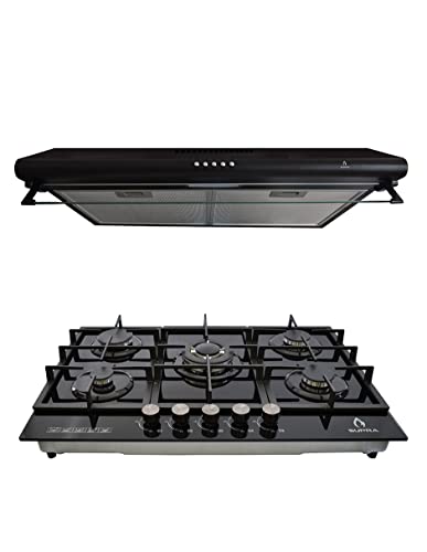 La Mejor Lista de Parrilla Empotrable Supra más recomendados. 42 SUPRA Combo empotrable Burano, Parrilla a gas de 5 quemadores para empotrar de 76 cm Mod. 5Q-PG-76, Campana extractora de tipo pared en acero pintado color negro de 76 cm Mod....