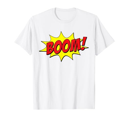 Boom Comic Book Camiseta Camiseta
