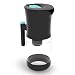 Phox V2 Carafe en verre filtrante avec cartouche réutilisable 2,2 l Alkaline