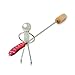 Produktbild CKB Ltd® BBQ Man Fork What Do You Think of My Sausage Schaschlikspieß Bratspiess Holzgriff Neuheit Needle Barbeque Bratspieß und Stand