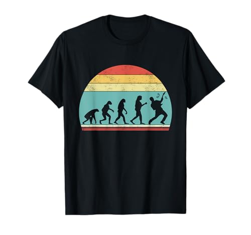 Evolution Guitare Cadeau Guitariste Retro Vintage Humour T-Shirt
