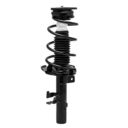 Image of Detroit Axle - Front Struts & Rear Shock Absorbers Kit for 2013-2018 Ford Focus Electric S SE Titanium 2014 2015 2016 2017 Front Struts w /Coil Springs Assembly Rear Shock Absorbers Replacement Set