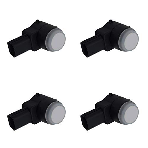 TLKHENG 4PCS PDC Parking Assist Sensor Bumper Reverse Backup Parking Sensor 21995588 0263003402 for GM Chevrolet Buick Cadillac White