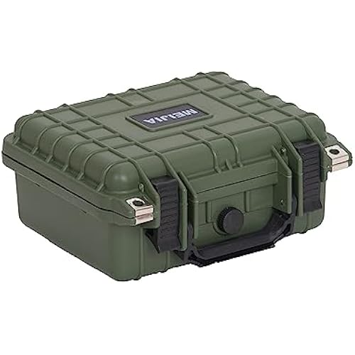 MEIJIA Portable All Weather IP67 Waterproof Protective Case,Hard Camera Case,Dry Case with Customizable Foam,Fit Use Of Drones,Camera,Equipments,10.62 x9.68x4.87inches